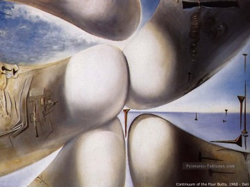Salvador Dalí Painting - Diosa apoyada en su codo Continuum de las cuatro nalgas o cinco cuernos de rinoceronte haciendo una virgen o nacimiento de una deidad Salvador Dalí